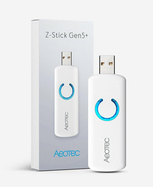 Aeotec Z-Stick Gen5+; Plus model compatible with Raspberry Pi 4