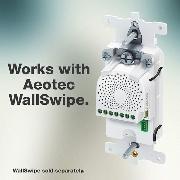 Aeotec Nano Shutter, Z-Wave Plus S2 Motor Driver On/Off/Stop Controller for Curtains, Window Blinds, Shades, Gates - ZW141