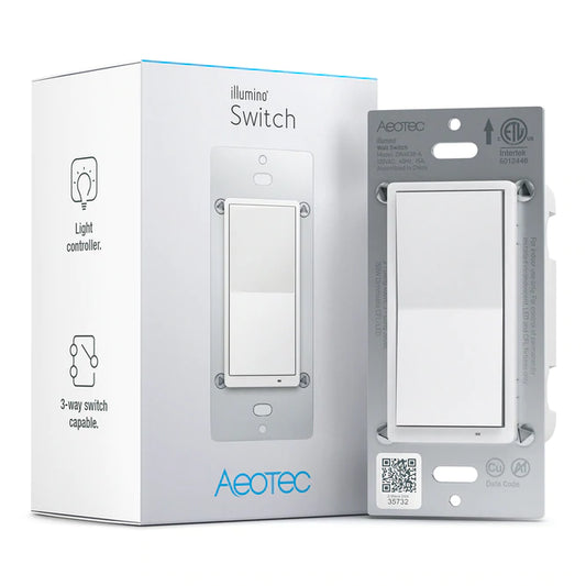 Aeotec Aeotec Light Switch; 3 Way, On Off, SmartThings Z-Wave Switch (ZWA038)