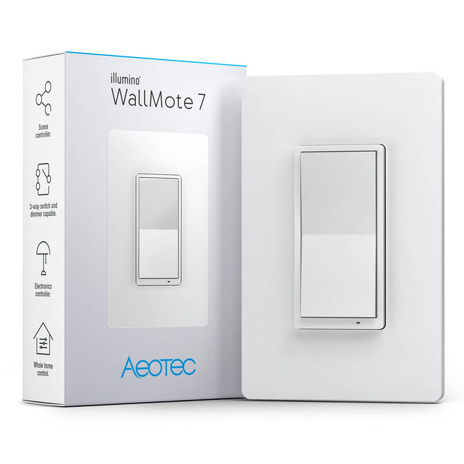 Aeotec WallMote 7; Battery Powered Z-Wave Light Switch (ZWA022)