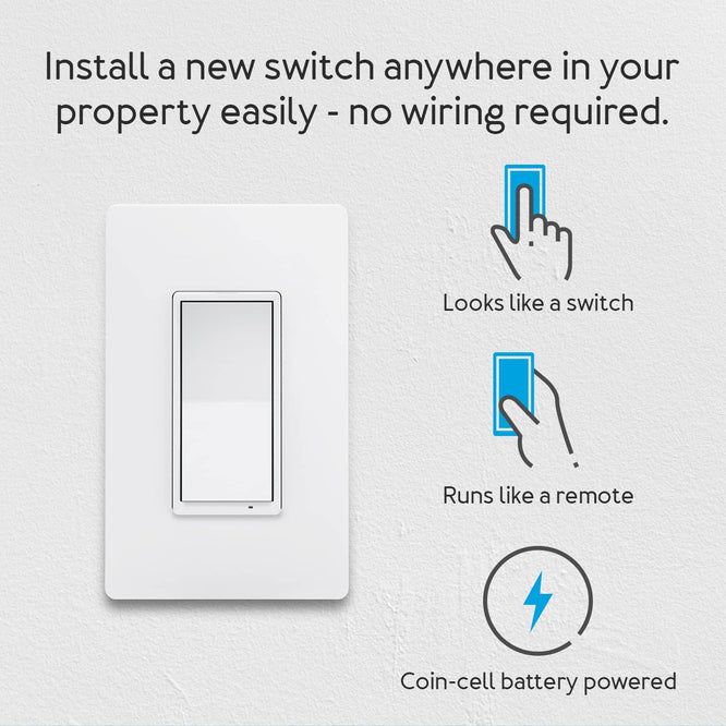 Aeotec WallMote 7; Battery Powered ZWave Light Switch (ZWA022